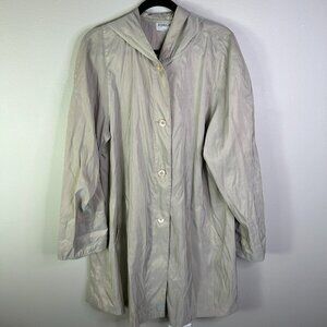 Vintage Forecaster of Boston Women's Union Made Button Up Rain Jacket Size L